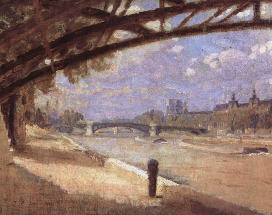 Under the Pont des Arts